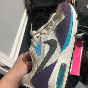 Nike Air Max Sneakers - Cream and Purple